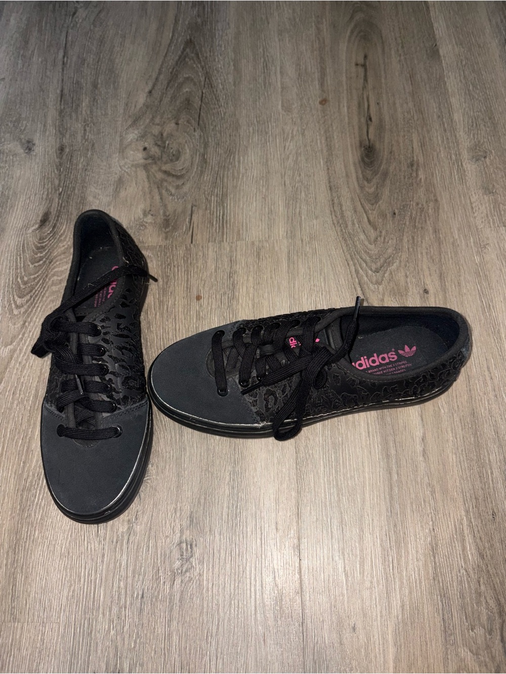 Adidas | Black Printed Shoes